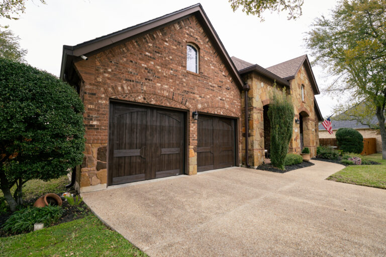 brown doors