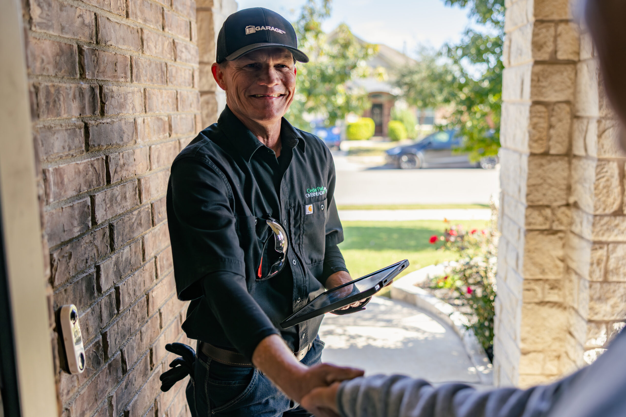 handshake with cedar park employee