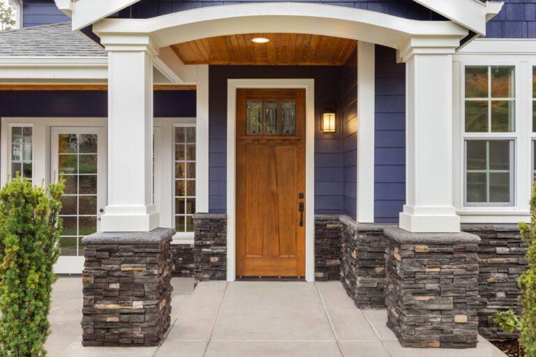 House composite front door