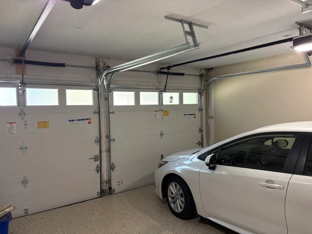Cedar park garage door closed