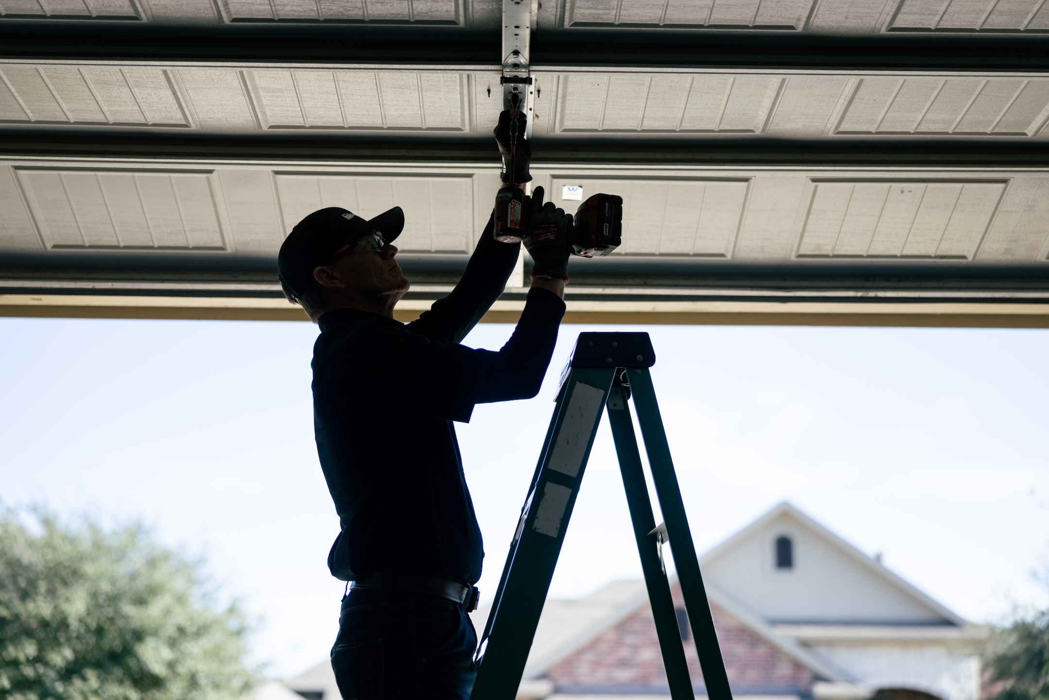 fixing garage door chain